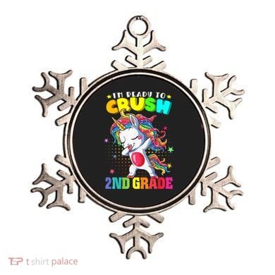 Im Ready To Crush Second Grade Cute Unicorn Back To School Ornament