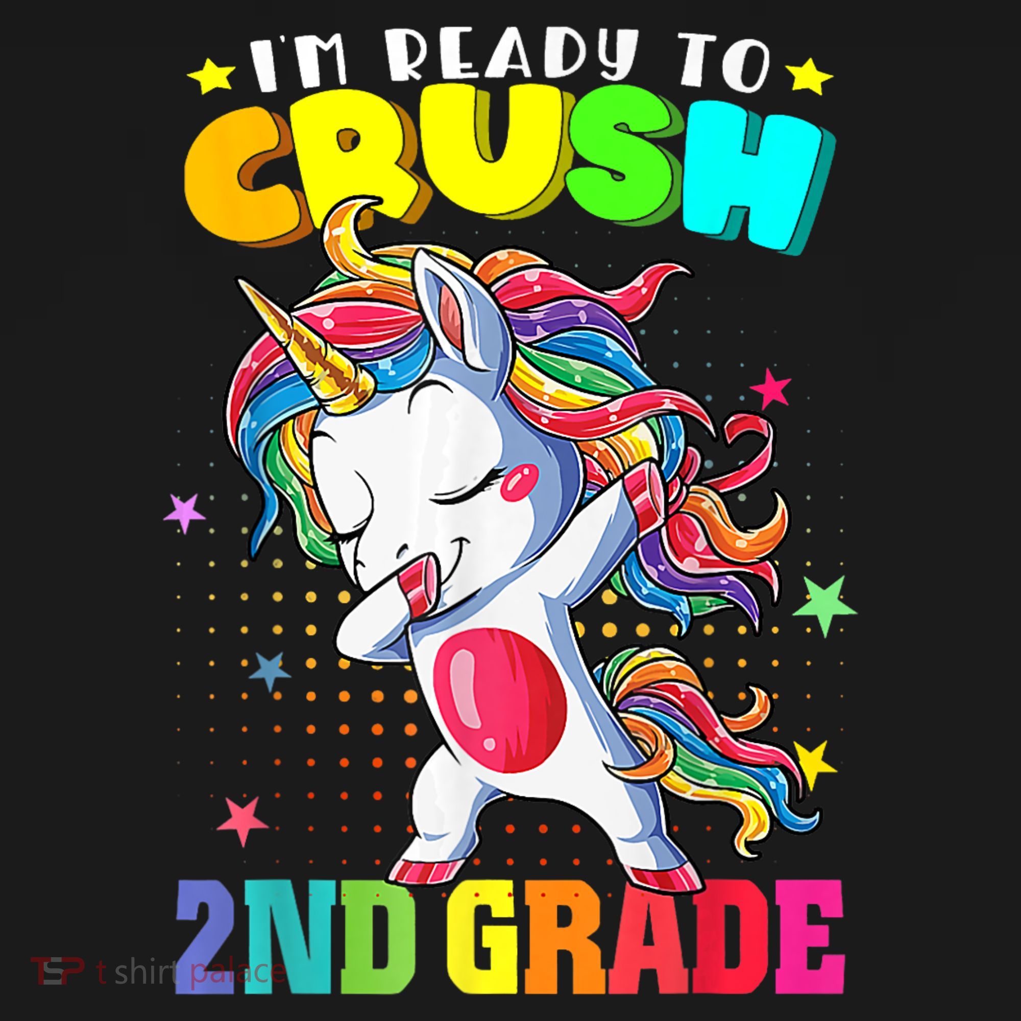 Im Ready To Crush Second Grade Cute Unicorn Back To School Ornament
