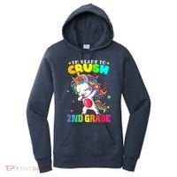 Im Ready To Crush Second Grade Cute Unicorn Back To School Women's Hoodie thumb 0