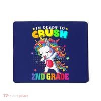 Im Ready To Crush Second Grade Cute Unicorn Back To School Mousepad thumb 0