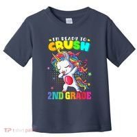Im Ready To Crush Second Grade Cute Unicorn Back To School Toddler T-Shirt thumb 0