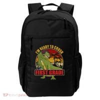 Im Ready To Crush First Grade T Rex Dinosaur 1St Grade Cute Gift Backpack thumb 0