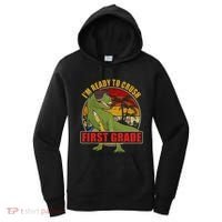 Im Ready To Crush First Grade T Rex Dinosaur 1St Grade Cute Gift Women's Hoodie thumb 0