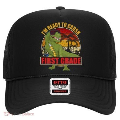 Im Ready To Crush First Grade T Rex Dinosaur 1St Grade Cute Gift Hat