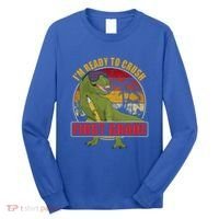 Im Ready To Crush First Grade T Rex Dinosaur 1St Grade Cute Gift Long Sleeve Shirt thumb 0