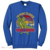 Im Ready To Crush First Grade T Rex Dinosaur 1St Grade Cute Gift Sweatshirt thumb 0