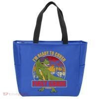 Im Ready To Crush First Grade T Rex Dinosaur 1St Grade Cute Gift Tote Bag thumb 0