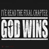 Ive Read The Final Chapter God Wins Christian USA-Made Doggie Bandana thumb 2