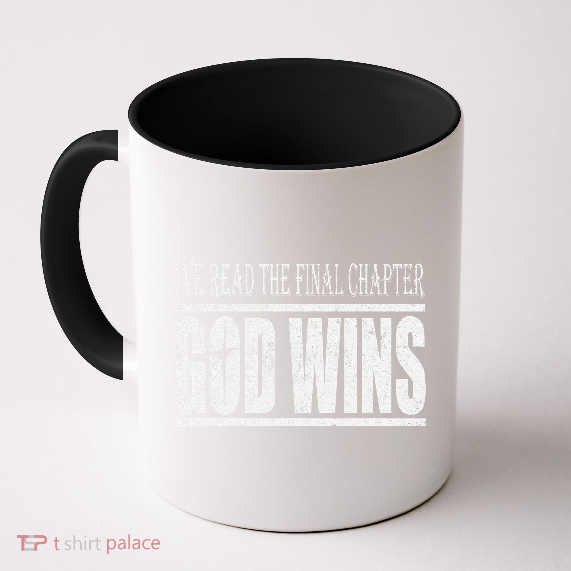Ive Read The Final Chapter God Wins Christian Coffee Mug