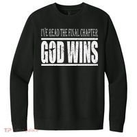 Ive Read The Final Chapter God Wins Christian V.I.T. Fleece Crew Sweatshirt thumb 0