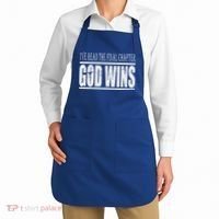Ive Read The Final Chapter God Wins Christian Apron thumb 2