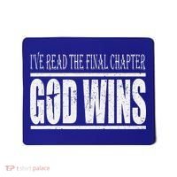 Ive Read The Final Chapter God Wins Christian Mousepad thumb 0
