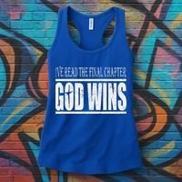 Ive Read The Final Chapter God Wins Christian Women's Tank Top thumb 3