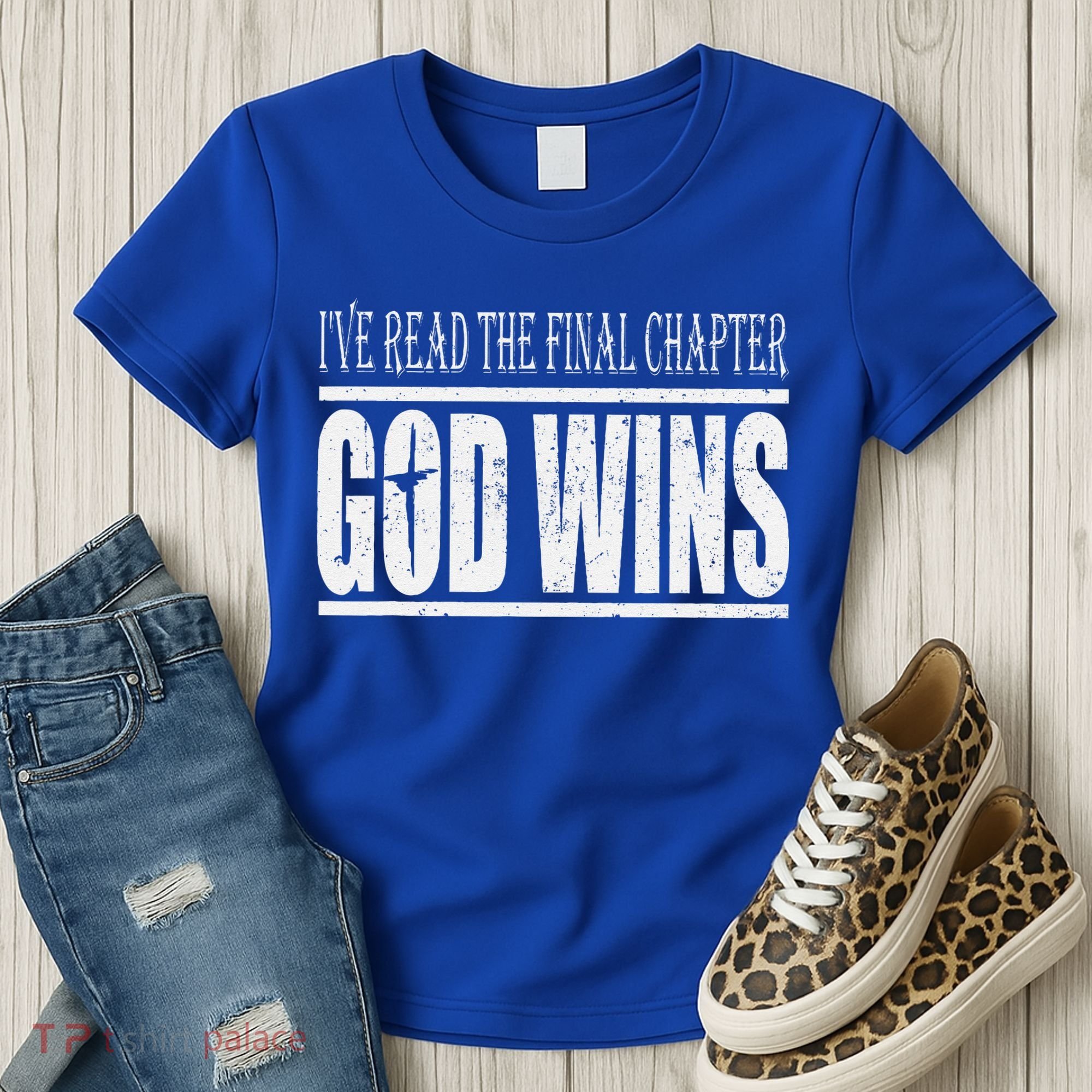 Ive Read The Final Chapter God Wins Christian Women's T-Shirt