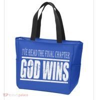 Ive Read The Final Chapter God Wins Christian Tote Bag thumb 3