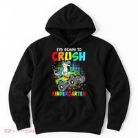 I'm Ready To Crush Kindergarten Dinosaur Back To School Hoodie thumb 0