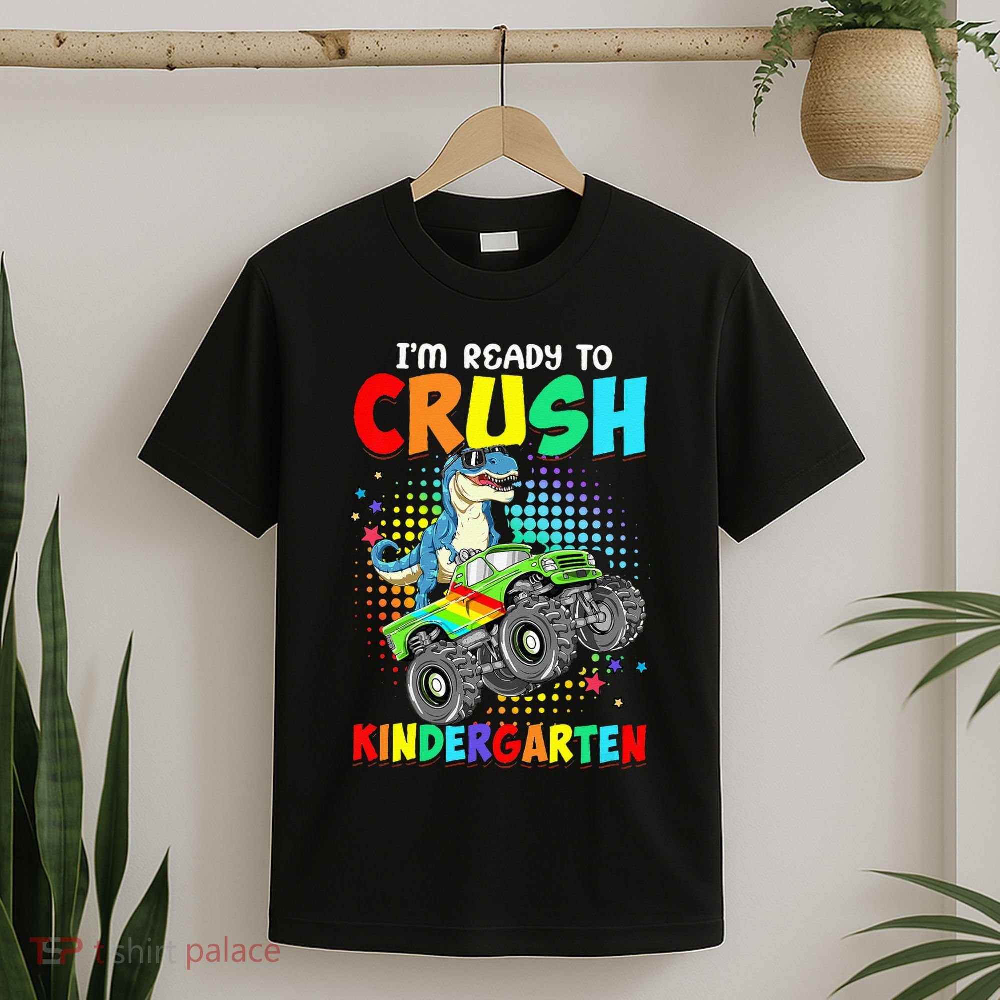 I'm Ready To Crush Kindergarten Dinosaur Back To School T-Shirt