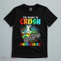 I'm Ready To Crush Kindergarten Dinosaur Back To School T-Shirt thumb 5