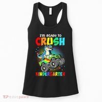 I'm Ready To Crush Kindergarten Dinosaur Back To School Women's Tank Top thumb 0