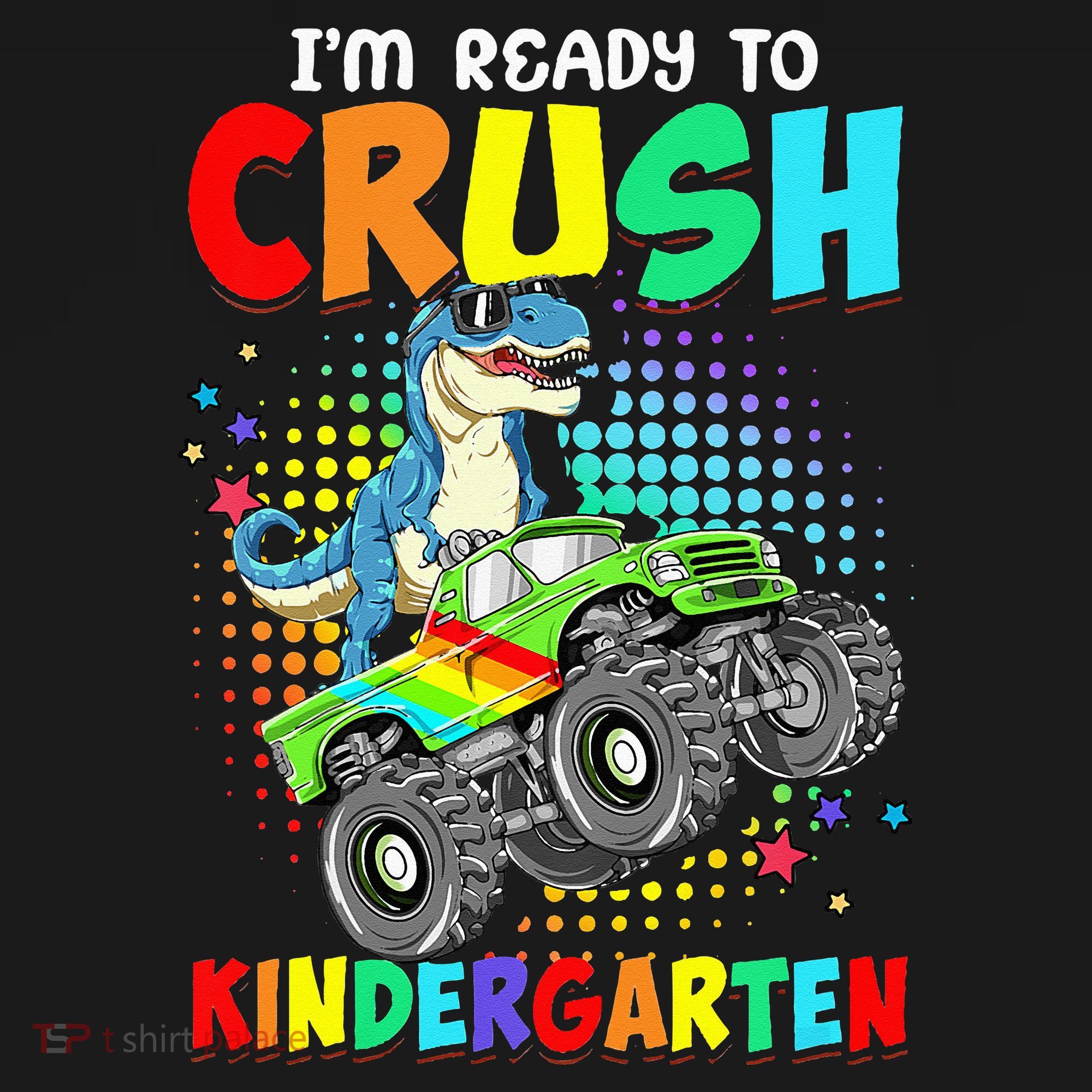 I'm Ready To Crush Kindergarten Dinosaur Back To School Baby Bodysuit