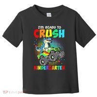 I'm Ready To Crush Kindergarten Dinosaur Back To School Toddler T-Shirt thumb 0