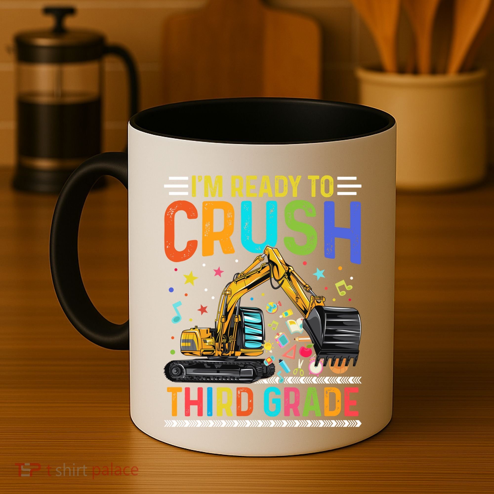 Im Ready To Crush Third Grade Team 3Rd Grade Teacher Gift Coffee Mug