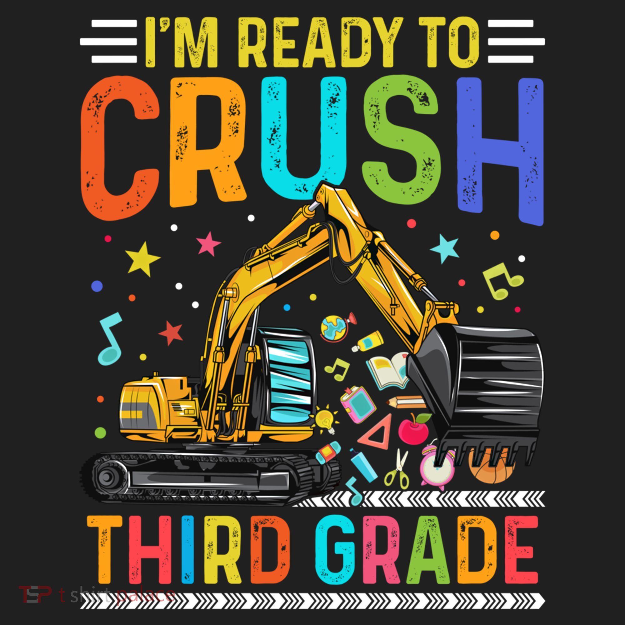 Im Ready To Crush Third Grade Team 3Rd Grade Teacher Gift Beanie