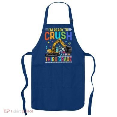 Im Ready To Crush Third Grade Team 3Rd Grade Teacher Gift Apron
