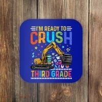 Im Ready To Crush Third Grade Team 3Rd Grade Teacher Gift Coaster thumb 0
