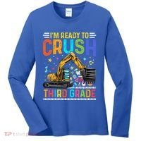 Im Ready To Crush Third Grade Team 3Rd Grade Teacher Gift Women's Long Sleeve Shirt thumb 0