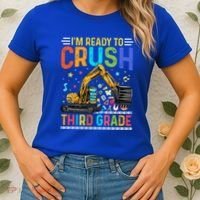 Im Ready To Crush Third Grade Team 3Rd Grade Teacher Gift Women's T-Shirt thumb 2