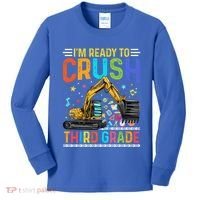 Im Ready To Crush Third Grade Team 3Rd Grade Teacher Gift Kids Long Sleeve Shirt thumb 0
