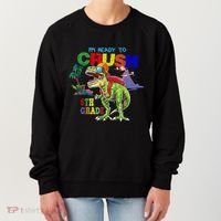 Im Ready To Crush 6th Grade Back To School Dinosaur Boy Women's Sweatshirt thumb 0