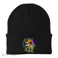 Im Ready To Crush 6th Grade Back To School Dinosaur Boy Beanie thumb 0