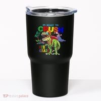 Im Ready To Crush 6th Grade Back To School Dinosaur Boy Tumbler thumb 0