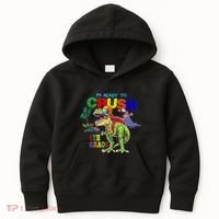 Im Ready To Crush 6th Grade Back To School Dinosaur Boy Kids Hoodie thumb 0
