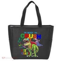 Im Ready To Crush 6th Grade Back To School Dinosaur Boy Tote Bag thumb 0
