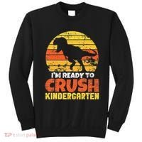 I'm Ready To Crush Kindergarten Dinosaur First Day Of School Sweatshirt thumb 0