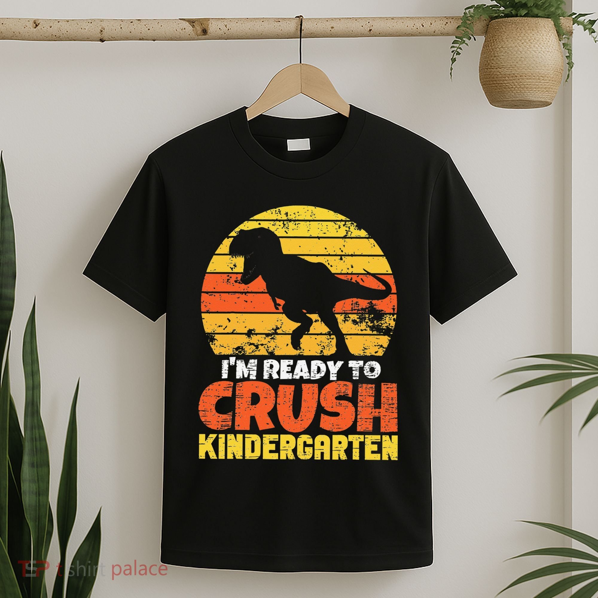 I'm Ready To Crush Kindergarten Dinosaur First Day Of School T-Shirt