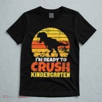 I'm Ready To Crush Kindergarten Dinosaur First Day Of School T-Shirt thumb 5