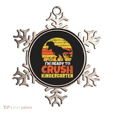I'm Ready To Crush Kindergarten Dinosaur First Day Of School Ornament