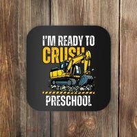 Im Ready To Crush Preschool Boy First Day Of Preschool Coaster thumb 0