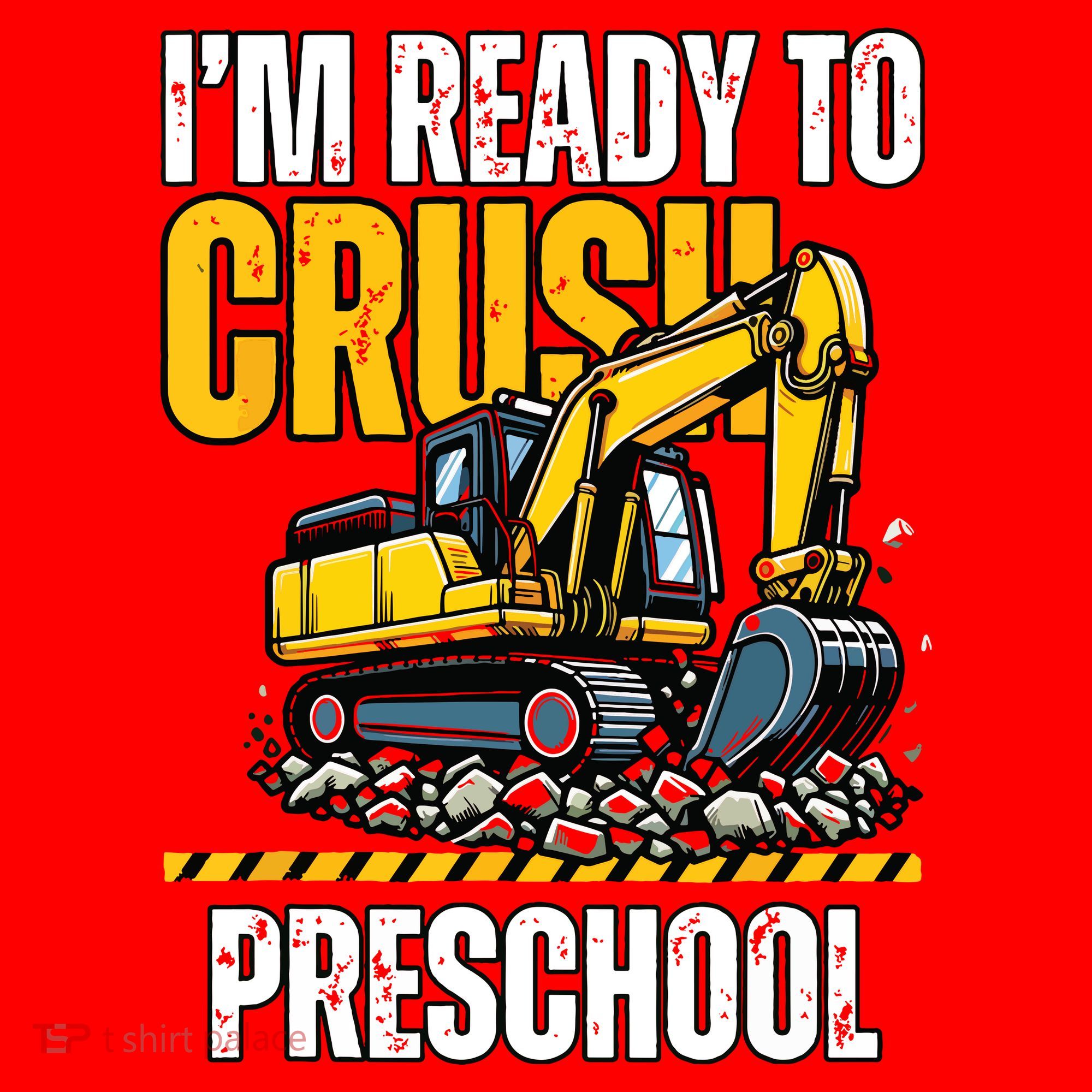 Im Ready To Crush Preschool Boy First Day Of Preschool Santa Hat