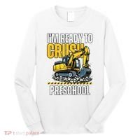 Im Ready To Crush Preschool Boy First Day Of Preschool Long Sleeve Shirt thumb 0