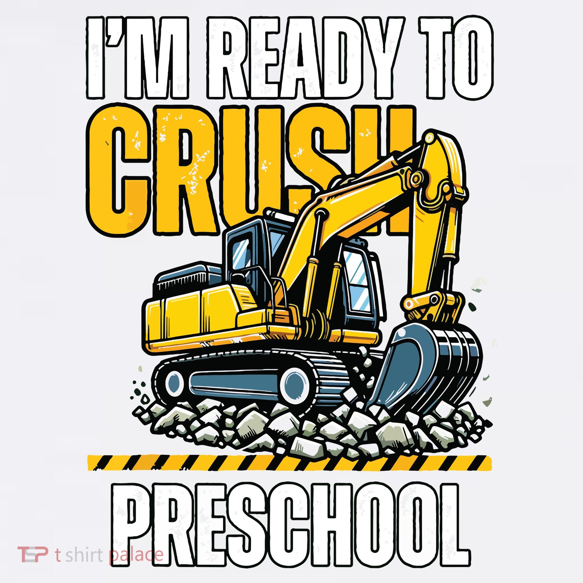 Im Ready To Crush Preschool Boy First Day Of Preschool Long Sleeve Shirt