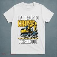 Im Ready To Crush Preschool Boy First Day Of Preschool T-Shirt thumb 5
