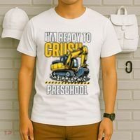 Im Ready To Crush Preschool Boy First Day Of Preschool T-Shirt thumb 6