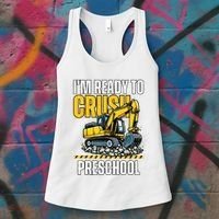 Im Ready To Crush Preschool Boy First Day Of Preschool Women's Tank Top thumb 3