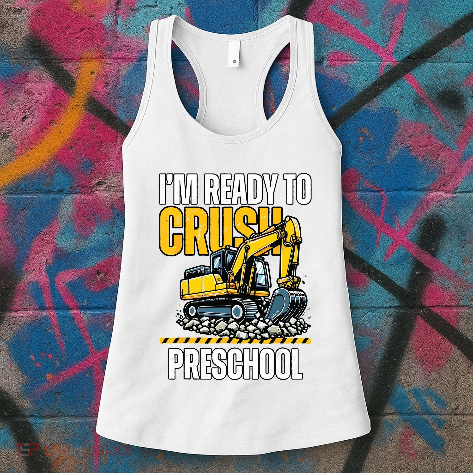 Im Ready To Crush Preschool Boy First Day Of Preschool Women's Tank Top