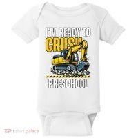 Im Ready To Crush Preschool Boy First Day Of Preschool Baby Bodysuit thumb 0